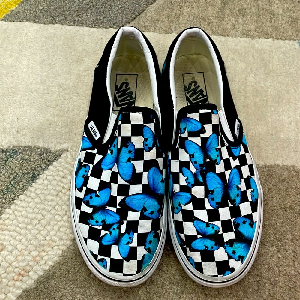 VANS -BLUE BUTTERFLY